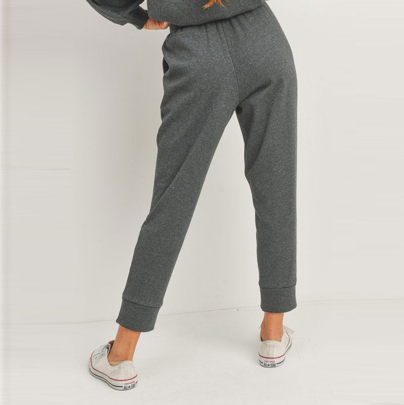 Cropped French Terry Pocket Joggers Image 2