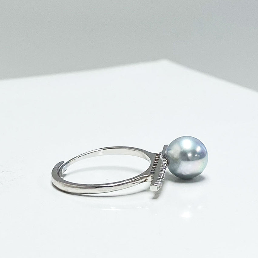 Araceli Akoya Pearl Ring Image 4