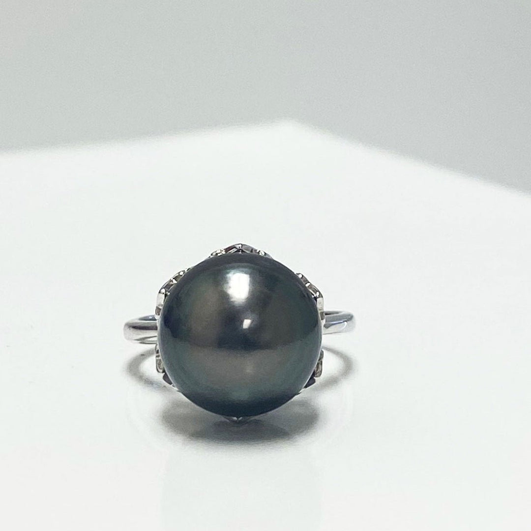 Ariana Tahitian Pearl Single Ring Image 3