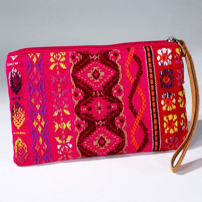 Cerise Handmade Beaded Wristlet Image 3