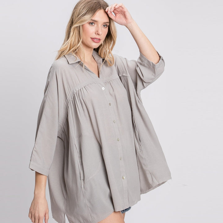 Baby Doll Oversize Shirt Image 1