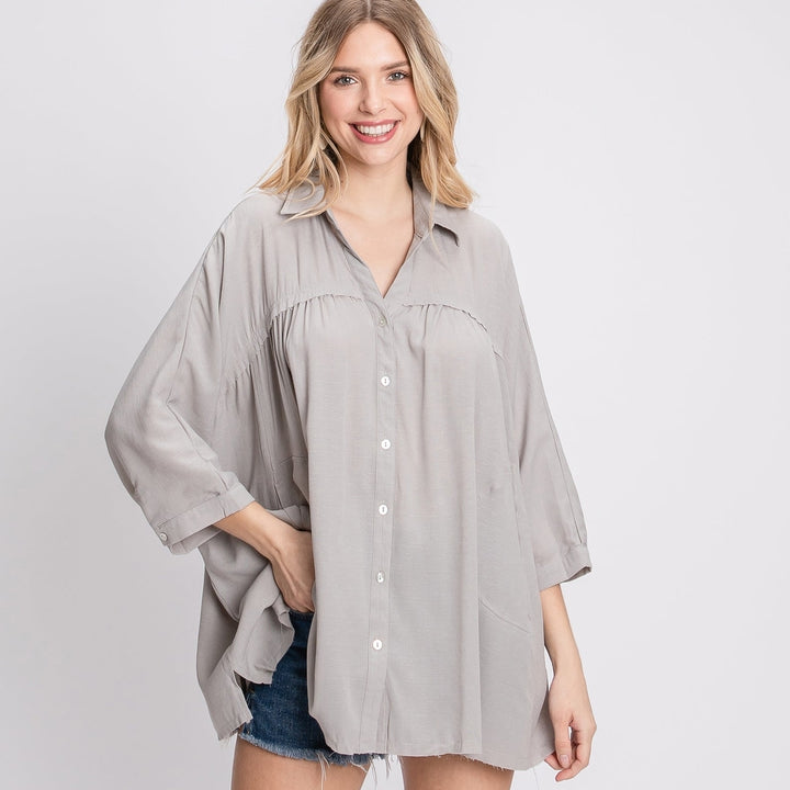 Baby Doll Oversize Shirt Image 2