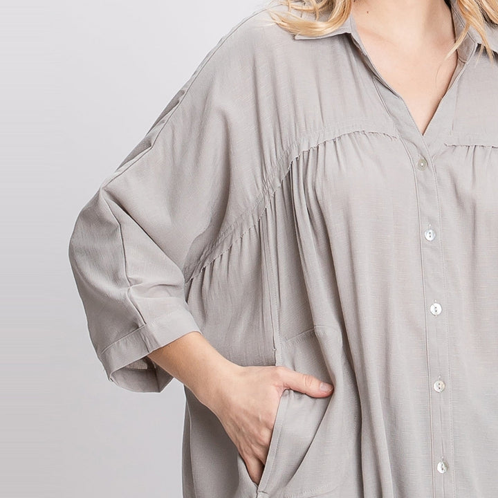 Baby Doll Oversize Shirt Image 4