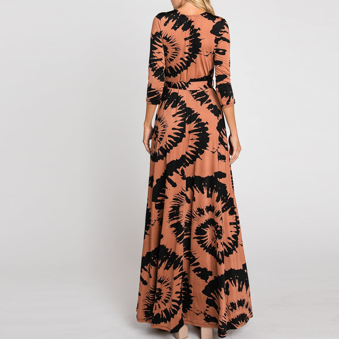 Big Swirl Venechia Maxi Wrap Dress Image 3