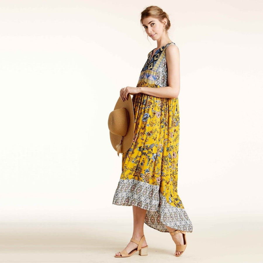 Bohemian Vibes Hi-Lo Maxi Dress Image 1