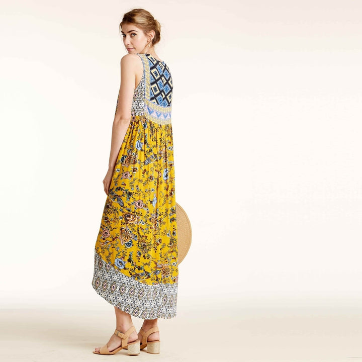 Bohemian Vibes Hi-Lo Maxi Dress Image 3