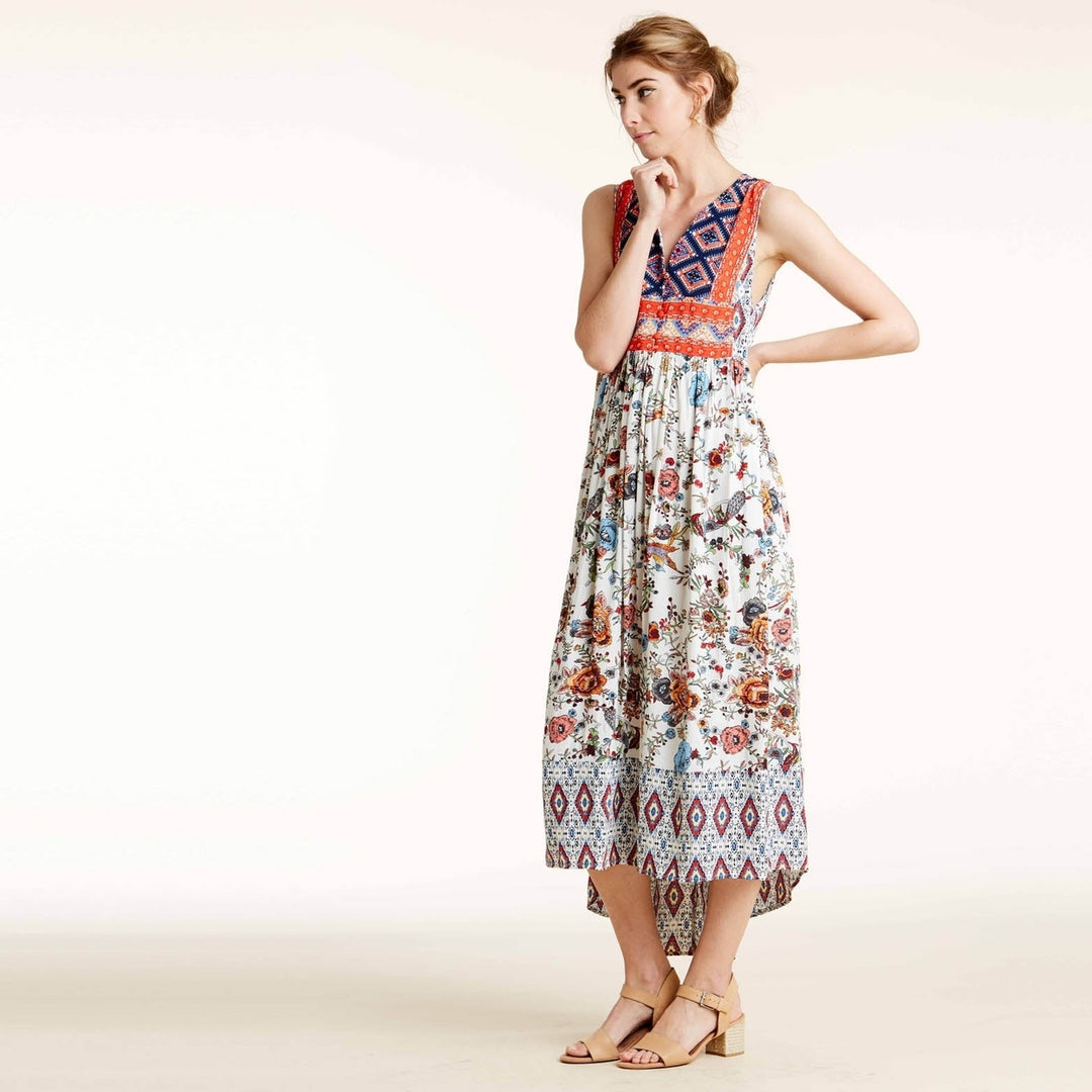 Bohemian Vibes Hi-Lo Maxi Dress Image 4