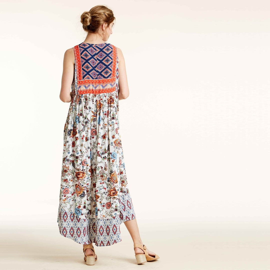 Bohemian Vibes Hi-Lo Maxi Dress Image 7