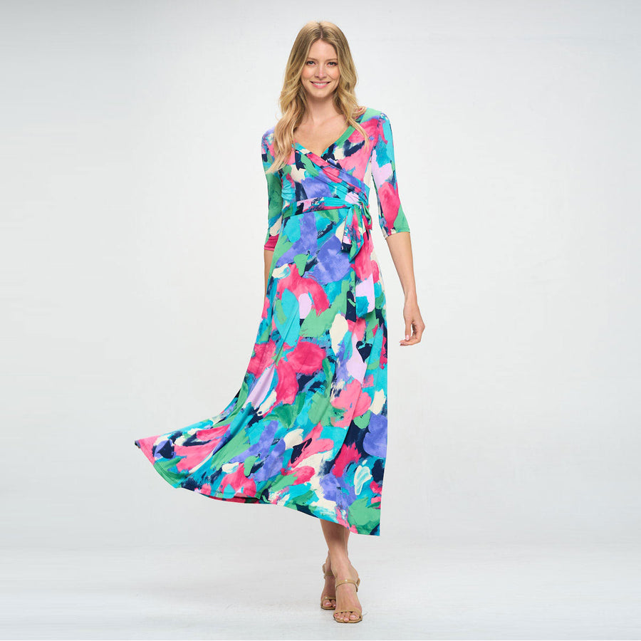 Bold Summer Venechia Maxi Wrap Dress Image 1