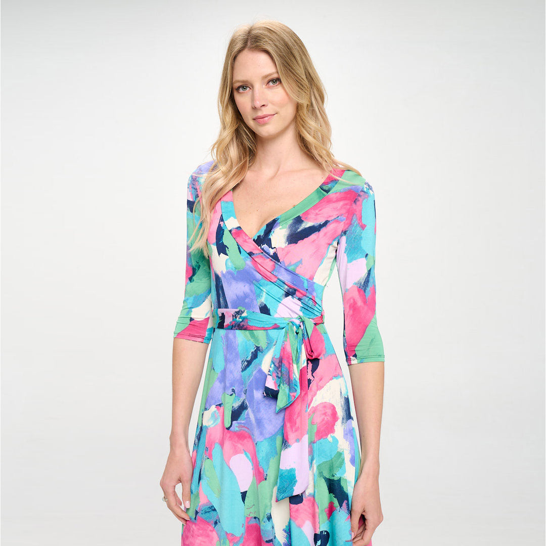 Bold Summer Venechia Maxi Wrap Dress Image 4