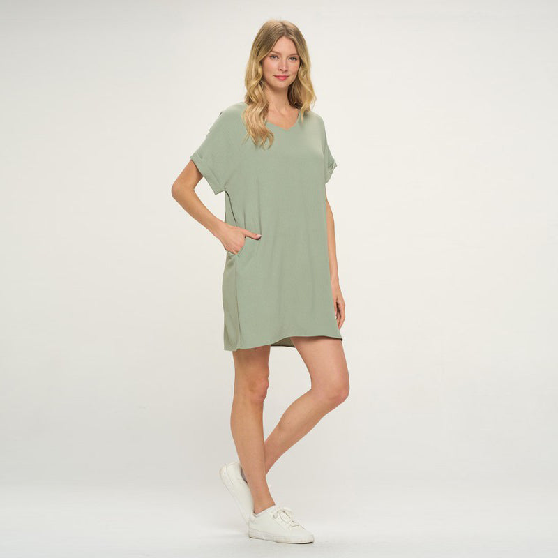 Carefree Pocket T-Dress Image 2