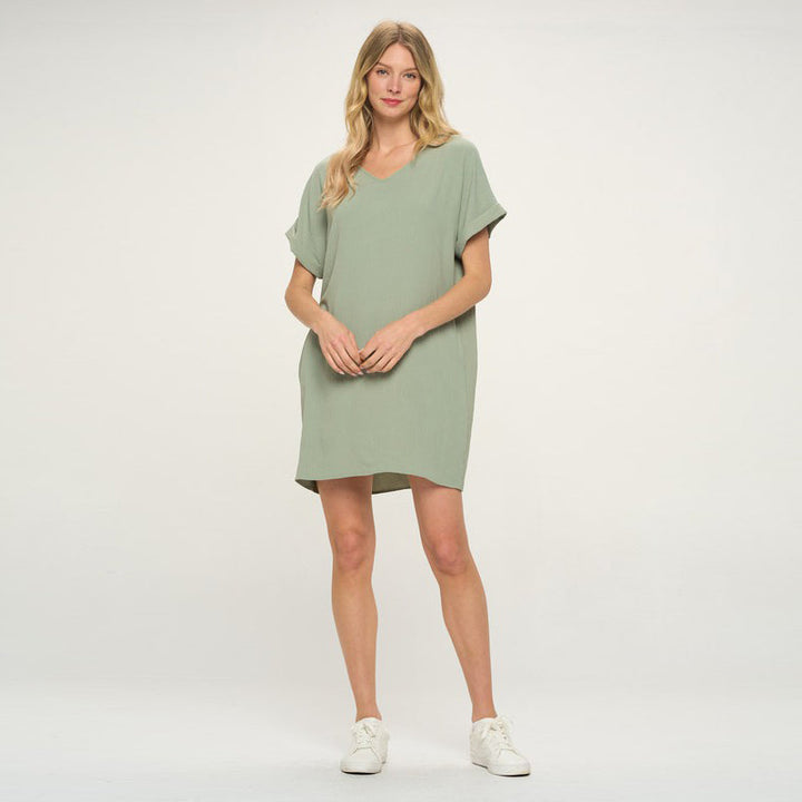 Carefree Pocket T-Dress Image 3