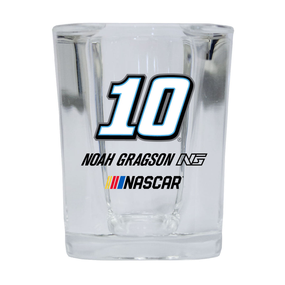 R and R Imports 10 Noah Gragson Officially Licensed Squared Shot Glass Image 3