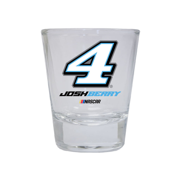 R and R Imports 4 Josh Berry Officially Licensed Round Shot Glass Image 2