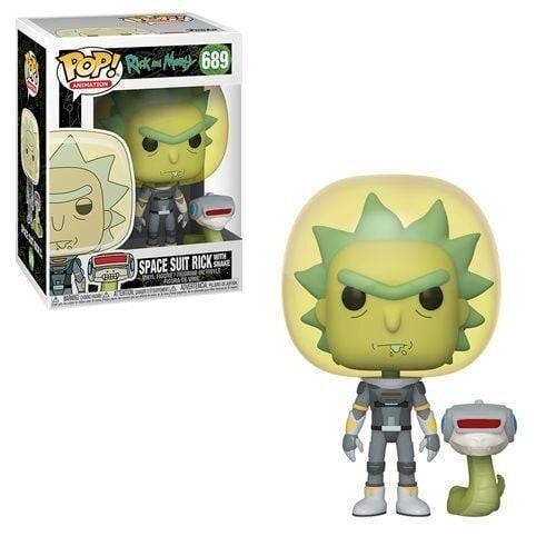 Space Suit Rick with Snake Funko POP 689 - Ricky and Morty - Animation Image 1