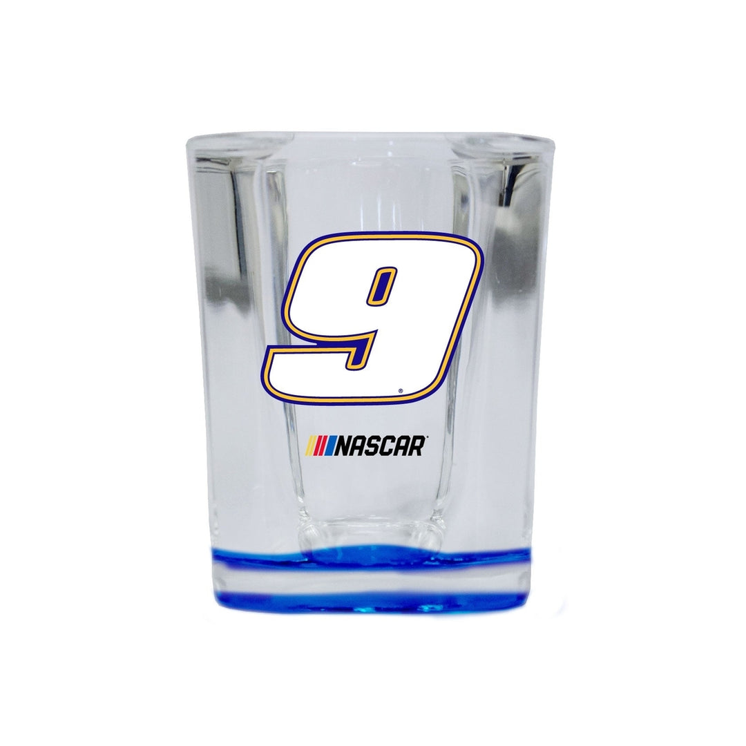 R and R Imports 9 Chase Elliott Officially Licensed Squared Shot Glass Image 4