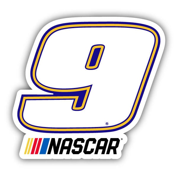 R and R Imports 9 Chase Elliott Officially Licensed Vinyl Decal Sticker Image 1