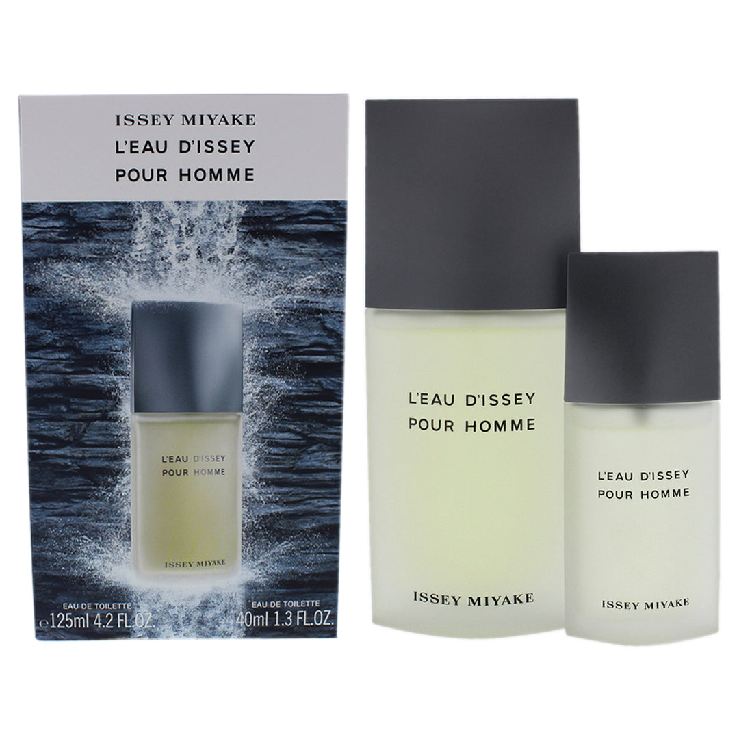 Issey Miyake Leau Dissey Pour Homme 4.2oz EDT Spray1.3oz EDT Spray 2 Pc Gift Set Image 1