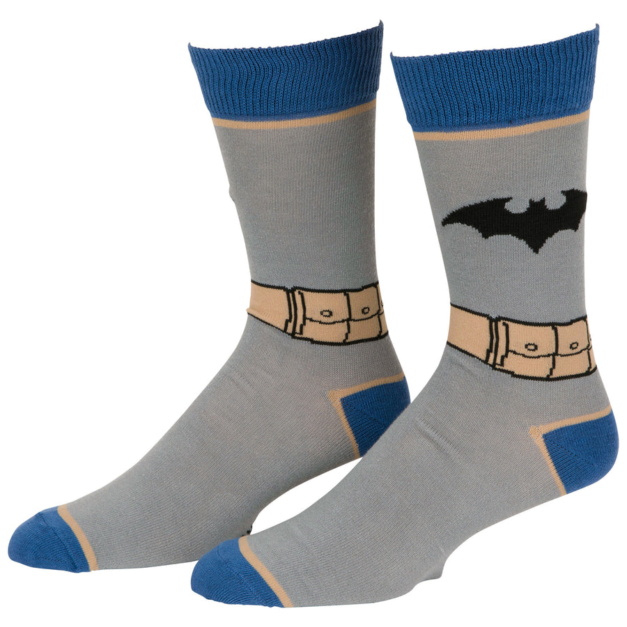 Batman Suit Crew Socks Image 1