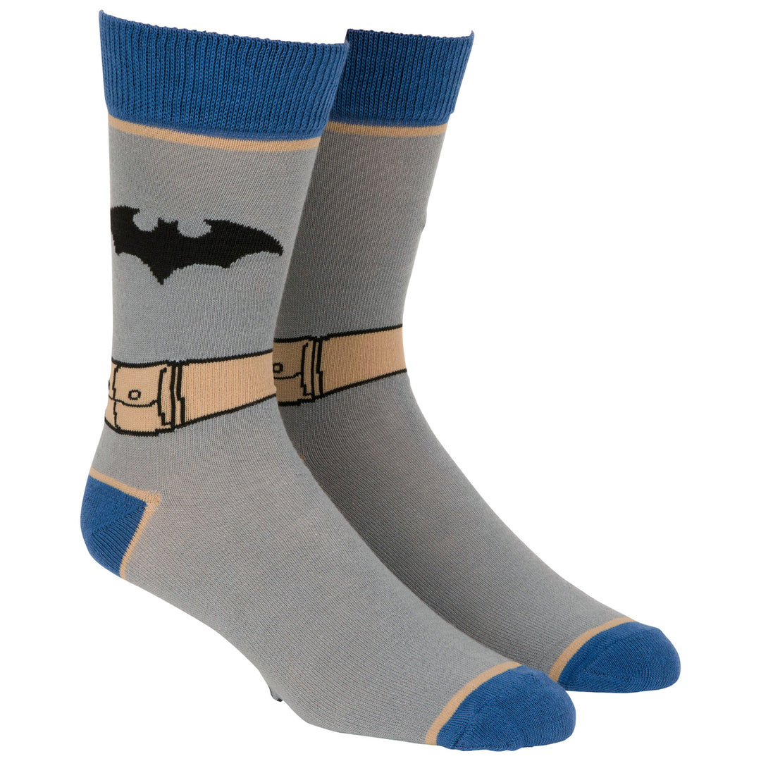 Batman Suit Crew Socks Image 3