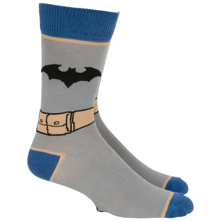 Batman Suit Crew Socks Image 4