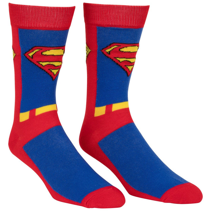 Superman Character Armor Crew Socks Image 6