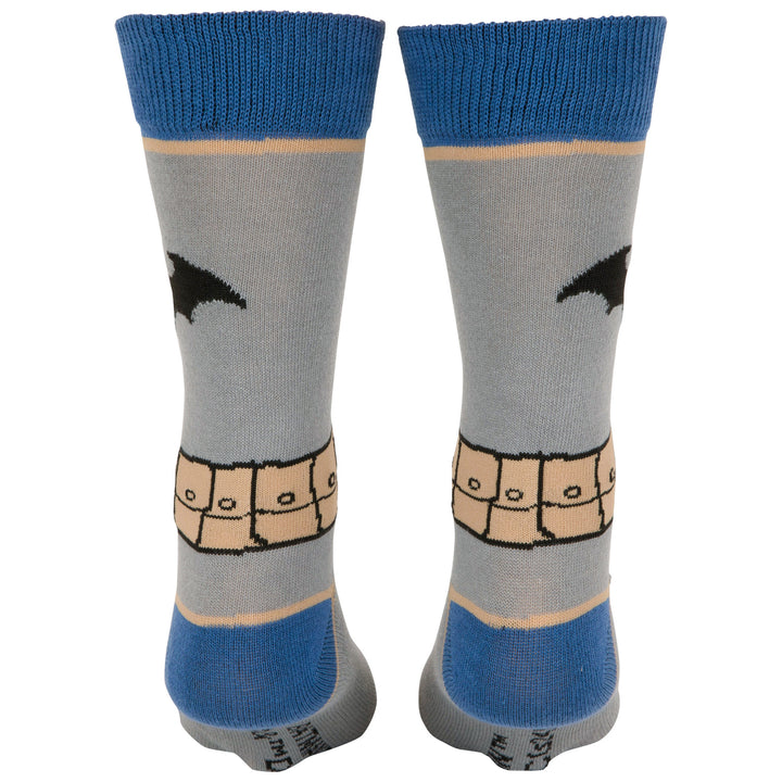 Batman Suit Crew Socks Image 4