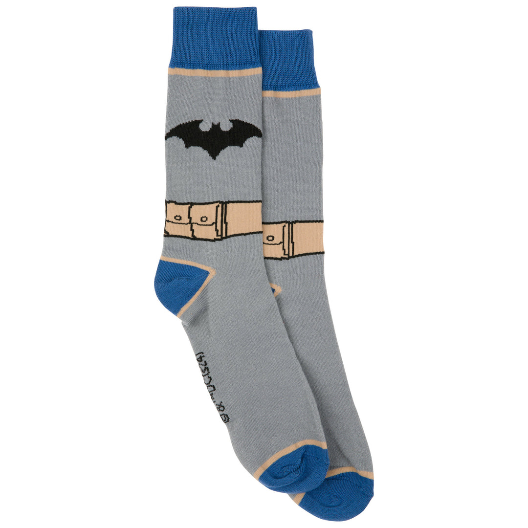 Batman Suit Crew Socks Image 6