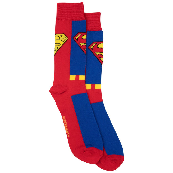 Superman Character Armor Crew Socks Image 7