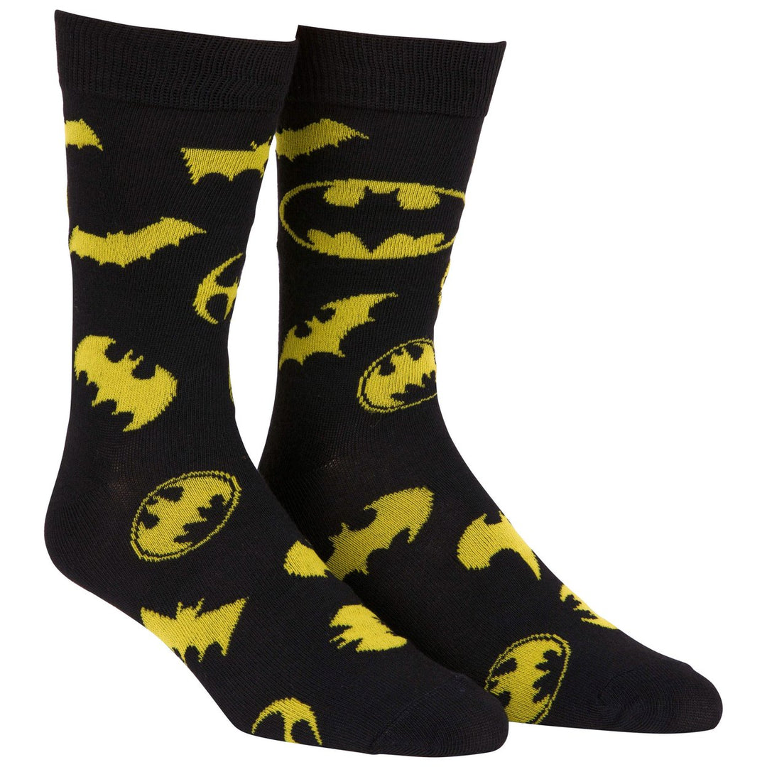 Batman History of Logos Crew Socks Image 6