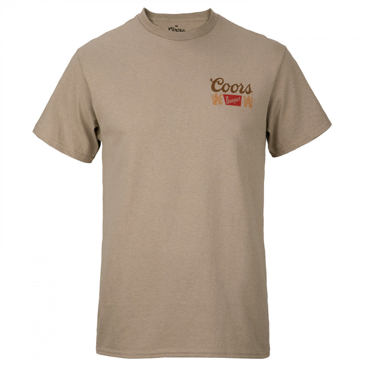 Coors Sunset in Golden Colorado Sandy Colorway Front/Back Print T-Shirt Image 2