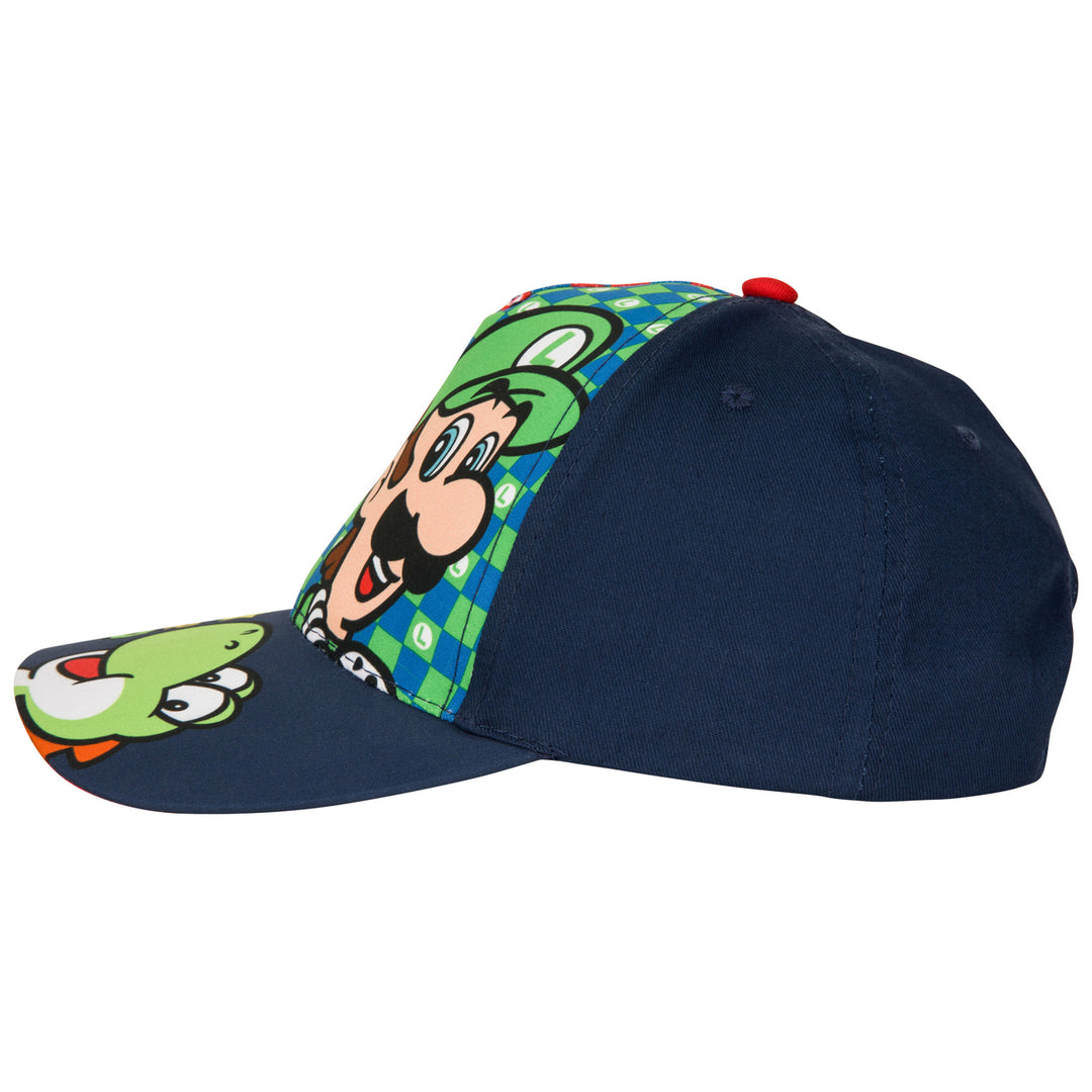 Super Mario Bros. Back to Back Kids Baseball Hat Image 3