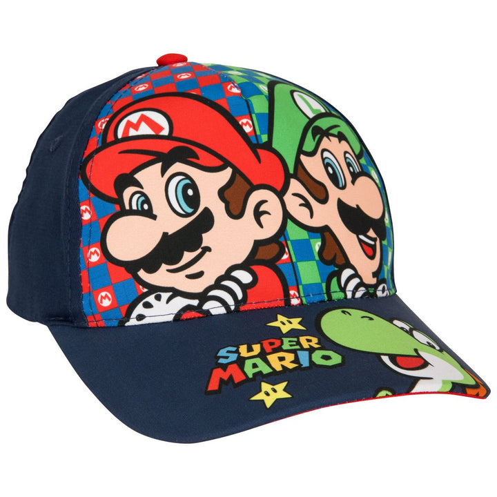 Super Mario Bros. Back to Back Kids Baseball Hat Image 4