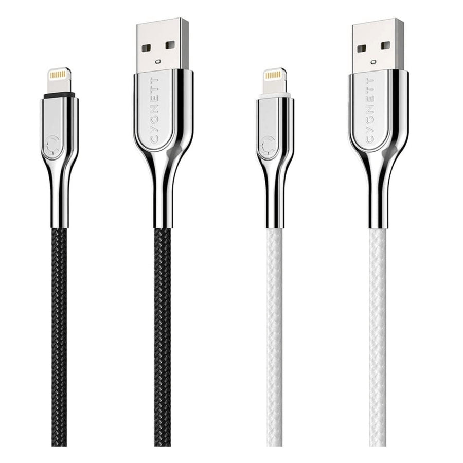 Cygnett Armoured Lightning to USB-A Braided Fast Charging Cable 2M Black CY2670 Image 1