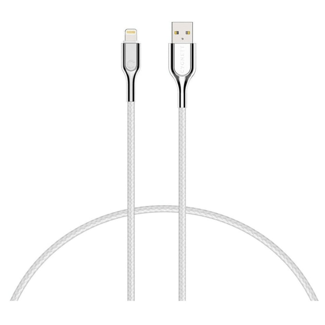 Cygnett Armoured Lightning to USB-A Braided Fast Charging Cable 2M Black CY2670 Image 4