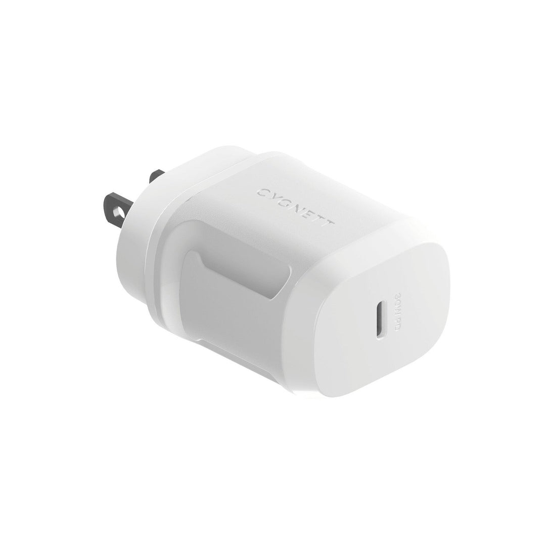 Cygnett 30W PD Wall Charger White Model CY4127 Fast Charging for Smartphones Image 2