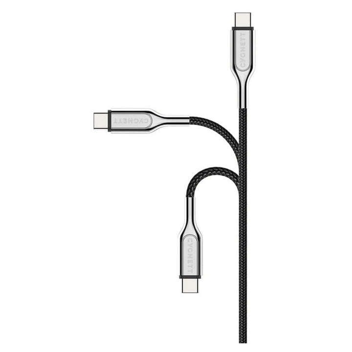 Cygnett Armoured Lightning to USB-C Braided Charging Cable 2M Black CY2801PCCCL Image 3