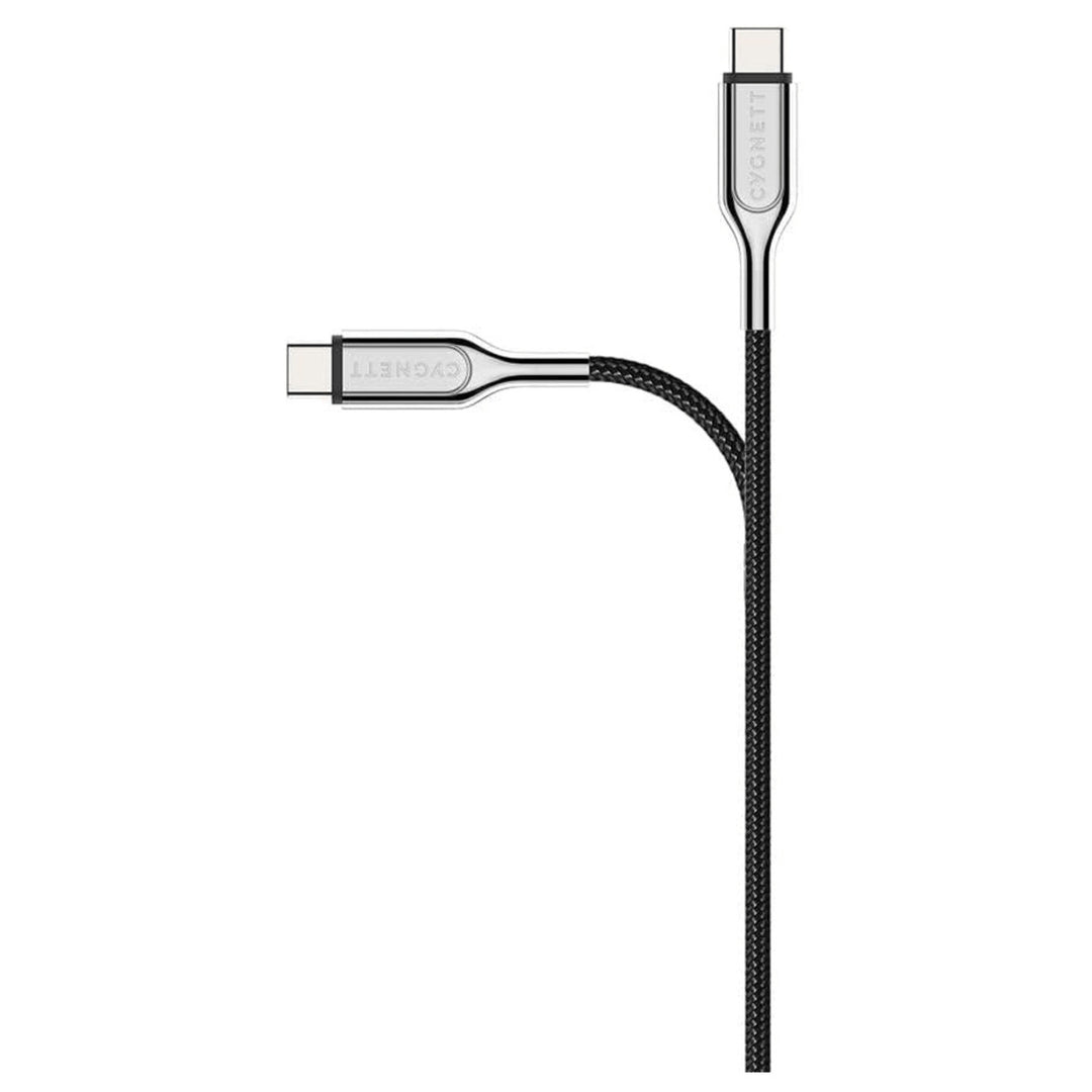 Cygnett Armoured USB-C to USB-C 2.0 Braided Charging Cable 1M Fast Charging Image 3