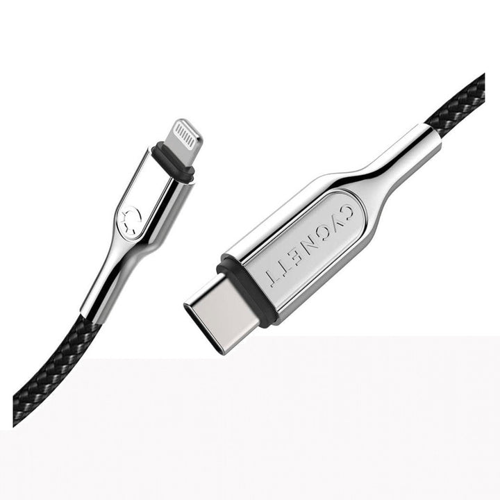 Cygnett Armoured Lightning to USB-C Braided Charging Cable 2M Black CY2801PCCCL Image 6