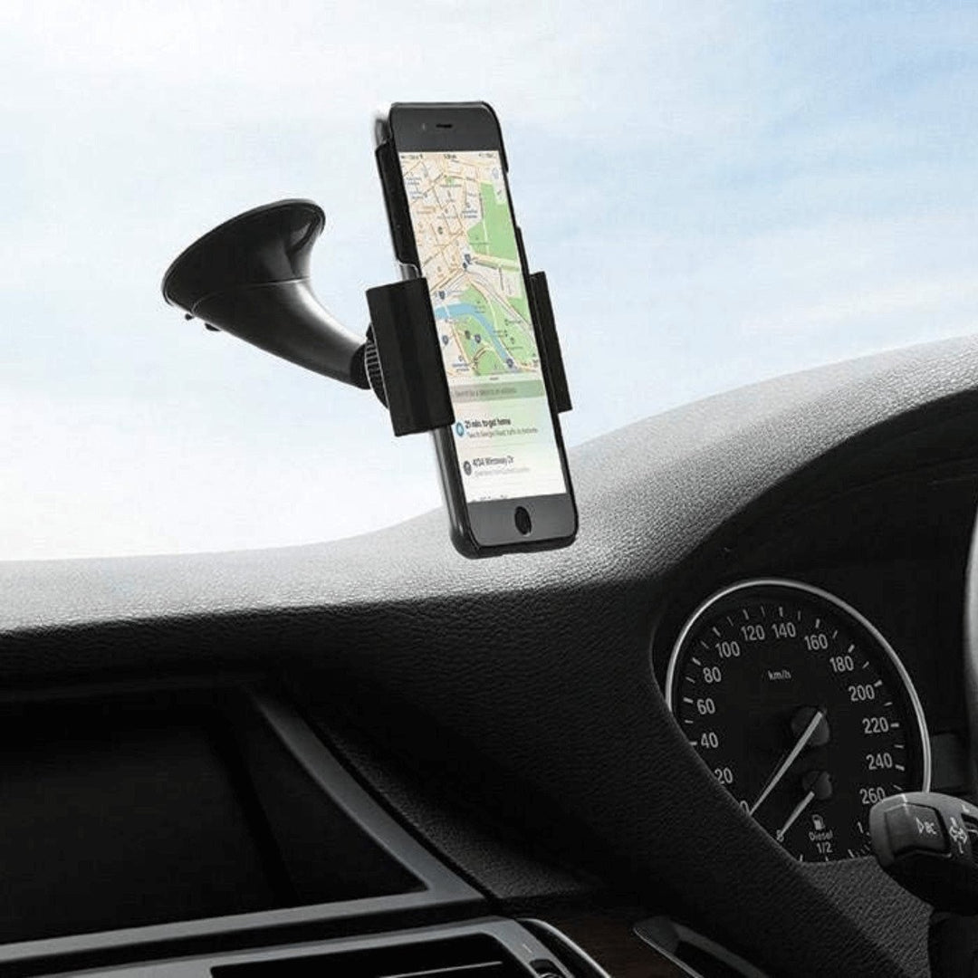 Cygnett DashView Universal Car Windscreen Mount Black Model CY1738UNVIC 360 Rotate Image 4