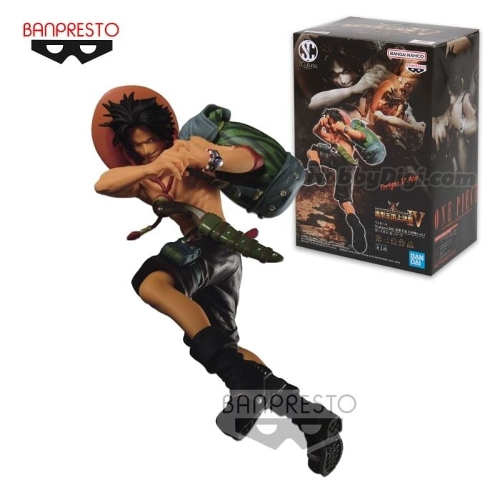 Banpresto Scultures Big Figure Colosseum 4 Portgas D. Ace One Piece 7 inch Image 1