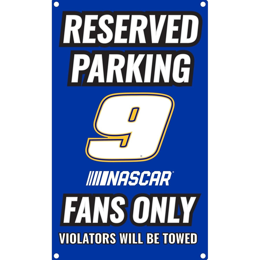 R and R Imports 9 Hendrick Motorsports Driver No Parking Metal Sign Image 1