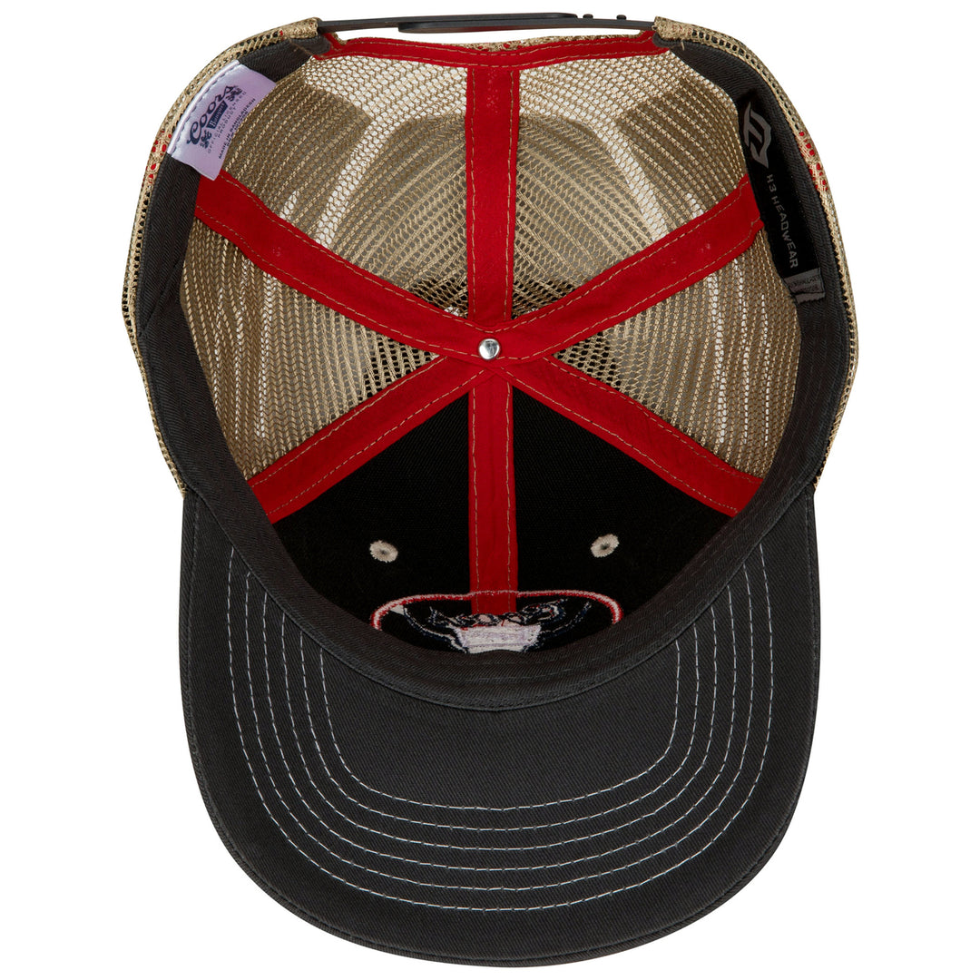 Coors Banquet Rodeo Embroidered Logo Mesh Snapback Hat Image 6