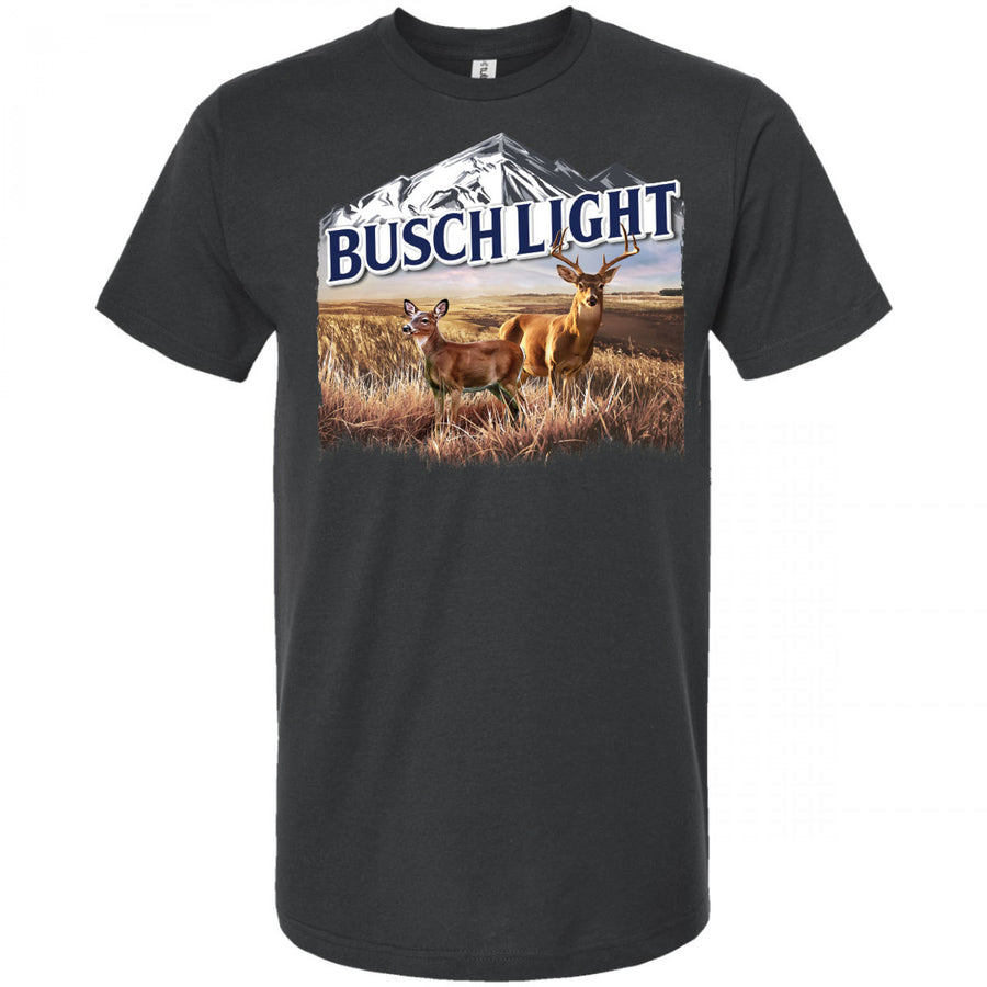 Busch Light Mountainous Plains Deer T-Shirt Image 1