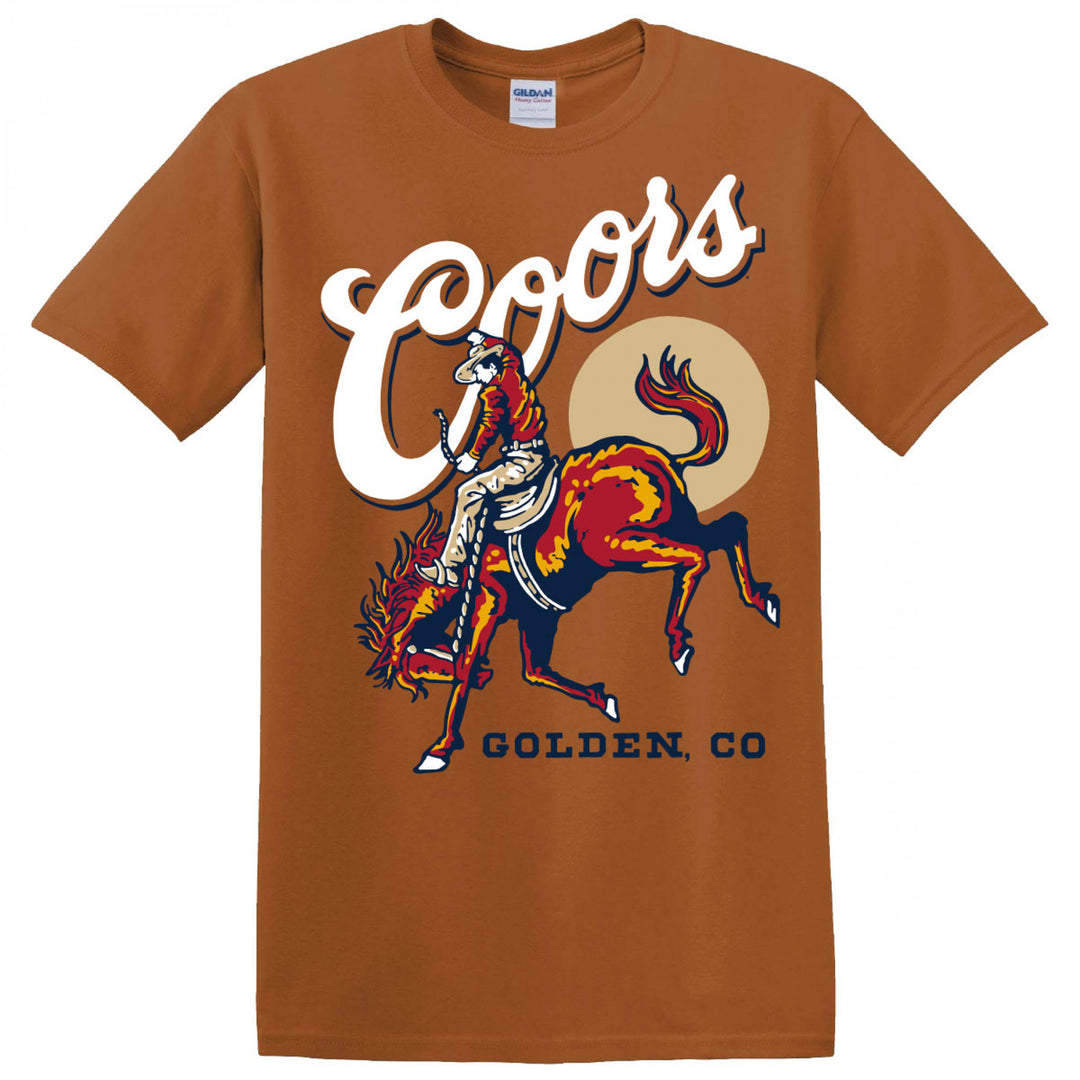 Coors Golden Colorado Art Rodeo T-Shirt Image 1