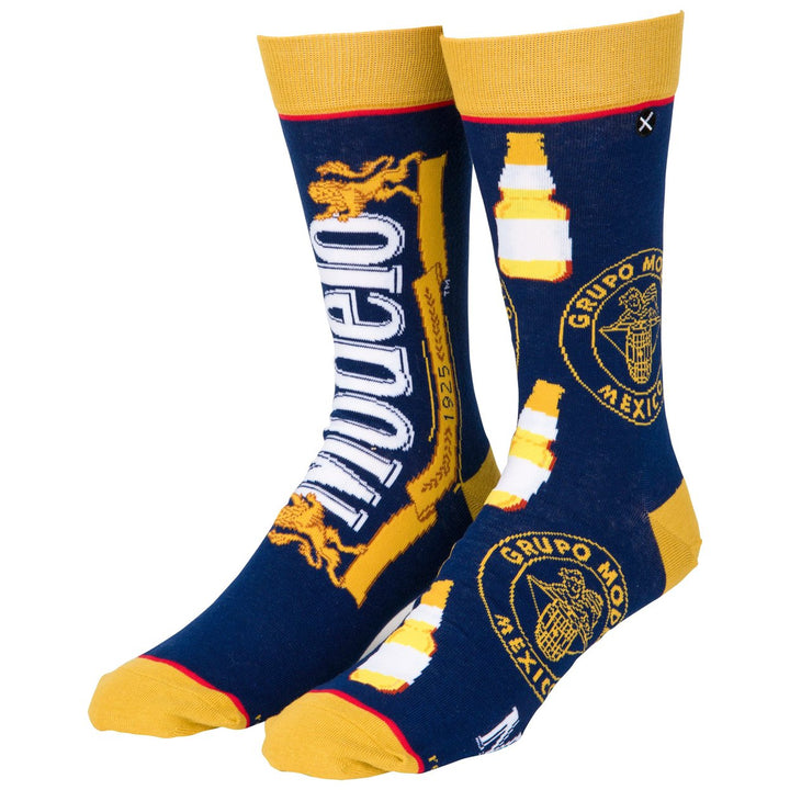 Modelo Especial Logo and Bottles Split Crew Socks Image 1