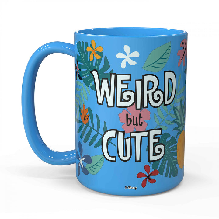 Lilo and Stitch Weird But Cute 15 oz Ceramic Mug Image 2