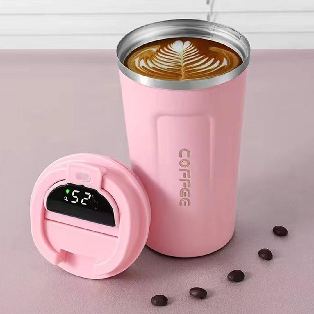 Stainless Steel Vacuum Mug 500ml with LED Temperature Display Insulated Travel Cup Image 4