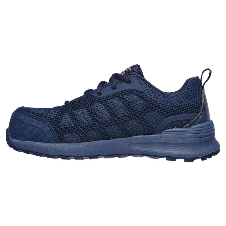 SKECHERS WORK Womens Bulklin - Ayak Composite Toe Work Shoe Navy - 77289-NVY Navy Image 3