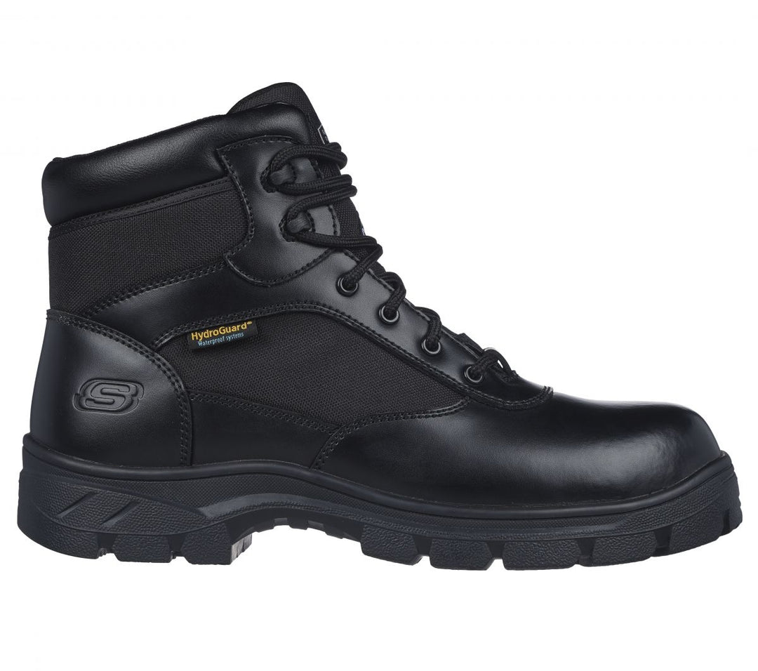 SKECHERS WORK Mens Wascana - Linnean Composite Toe Tactical Work Boot Black - 77522 BLACK Image 2